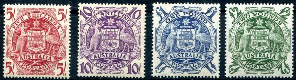 1949/50 Arms set of 4 to £2. MUH with good ... Image 1++