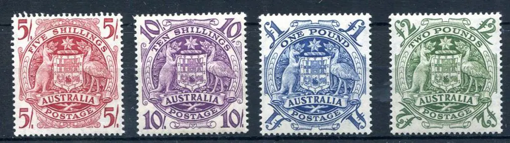 1949/50 Arms ditto. SG 224a/d Retail at $220 Image 1++