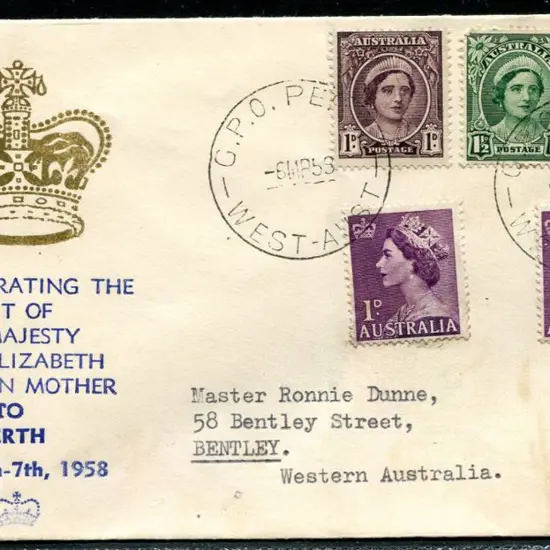 1958 (6th Mar) "Commemorating the Visit of Her ...