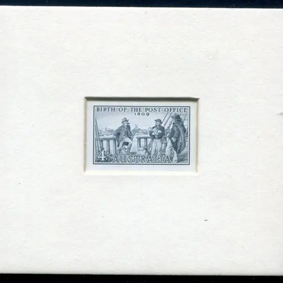 1959 4d Post Office Anniversary Die Proof in ...