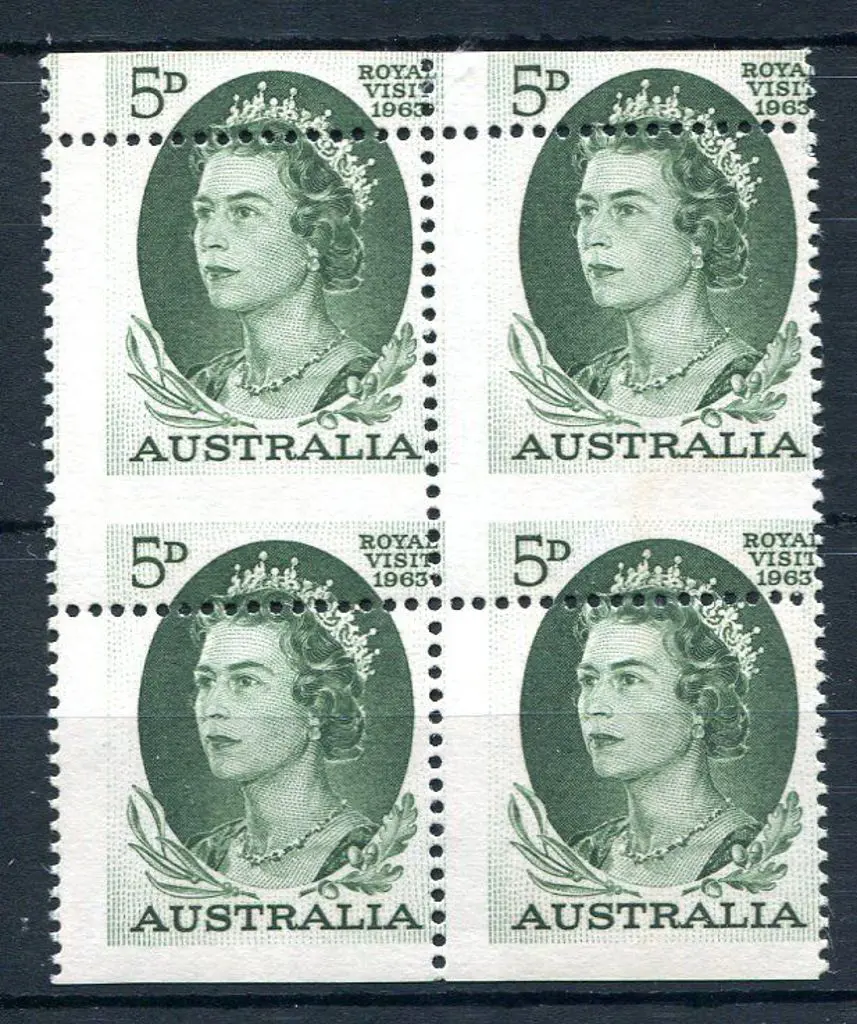 1963 5d Royal Visit block 4 of with massively ... Image 1++