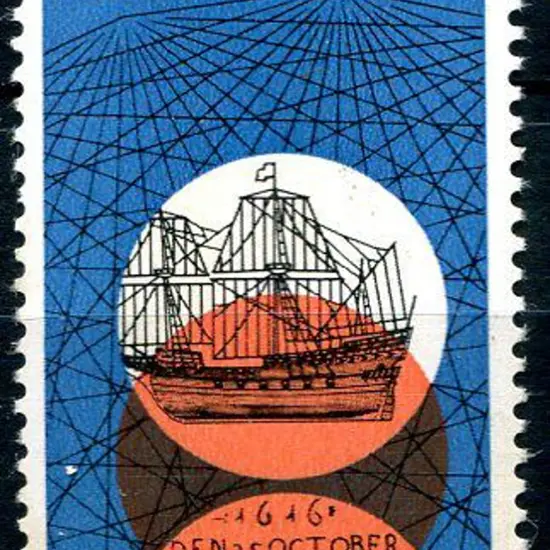 1966 4c Dirk Hartog with gold omitted resulting is ...
