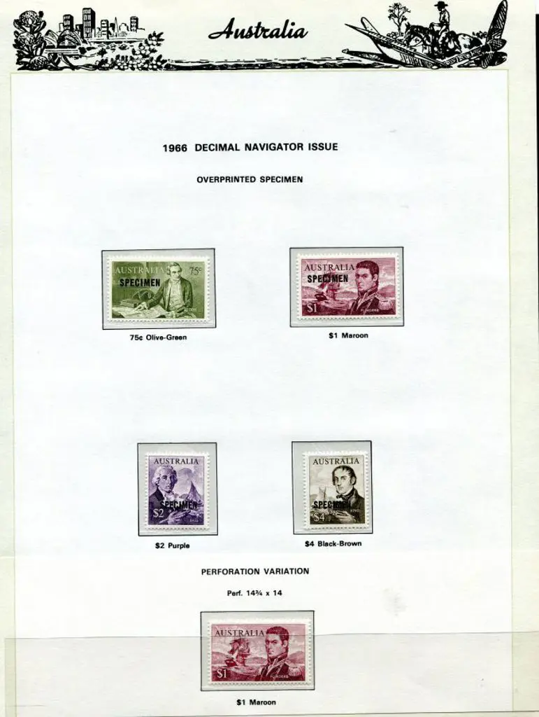 1966 Navigators ovptd "SPECIMEN" set of 4 MUH plus ... Image 1++
