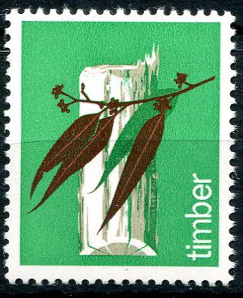 1969 15c Primary Industry - Timber with black ... Image 1++