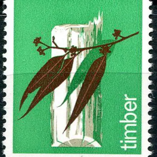 1969 15c Primary Industry - Timber with black ...