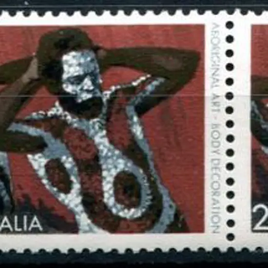 1971 25c Aboriginal Art - Body Painting in ...