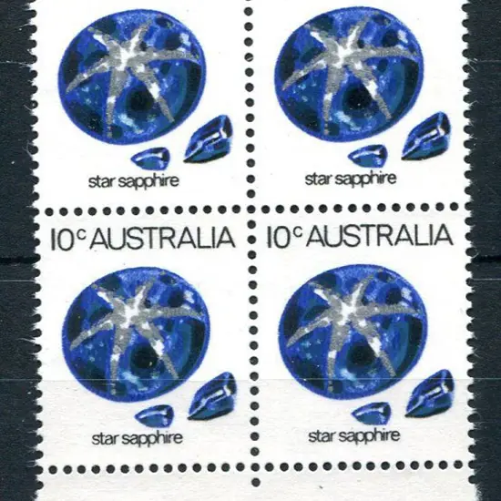 1974 10¢ Star Sapphire ditto but in bottom ...