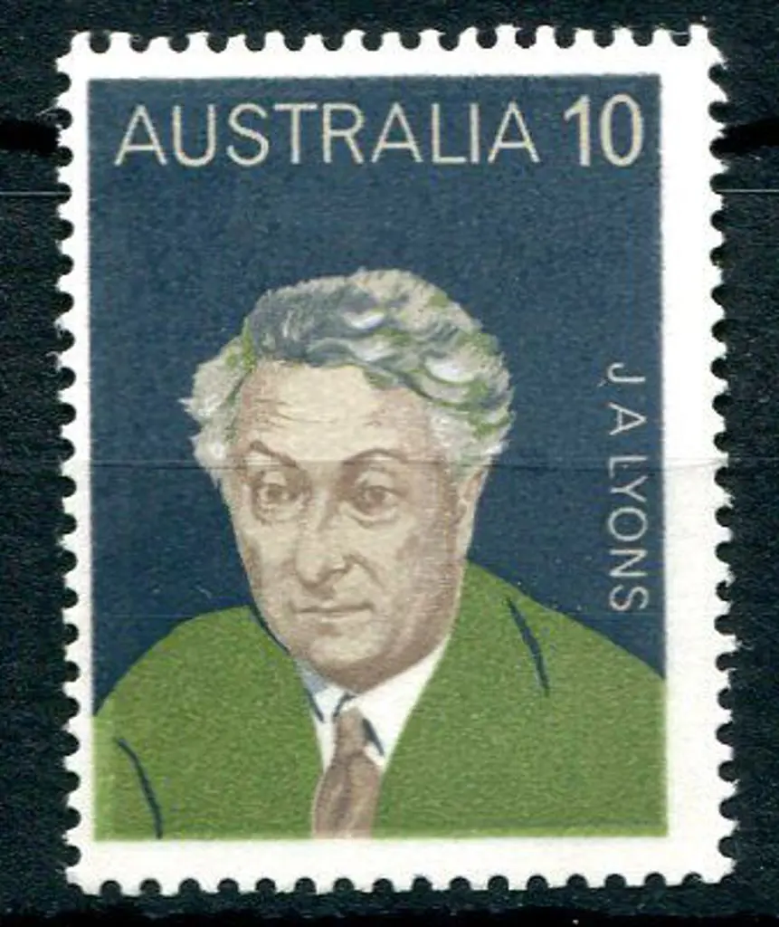 1975 10c Lyons printed on gummed side. Fresh MUH. ... Image 1++