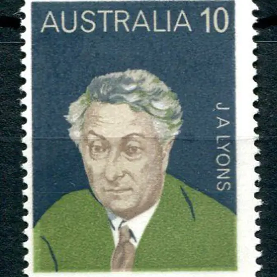 1975 10c Lyons printed on gummed side. Fresh MUH. ...