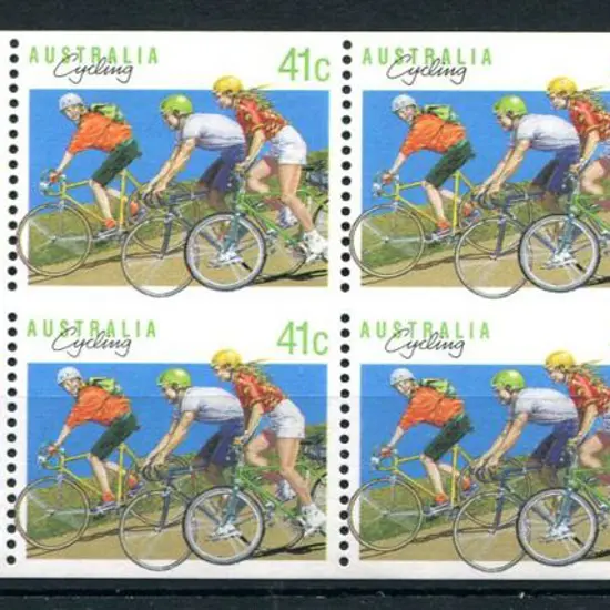 1989 41c Cycling in Leigh Mardon imprint booklet ...