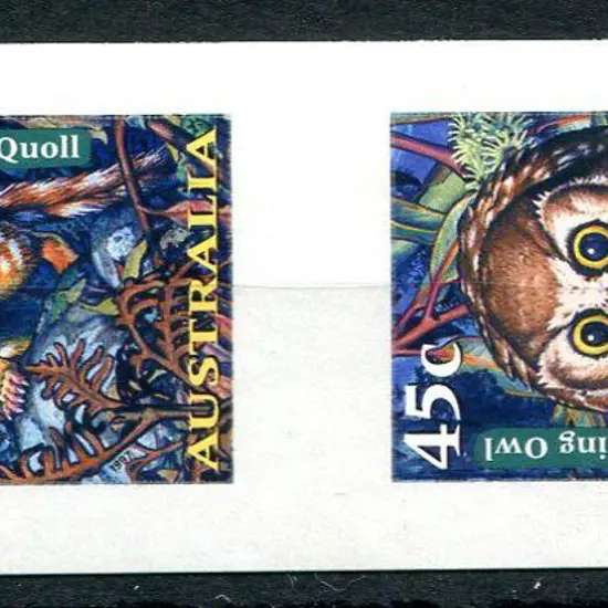 1997 Creatures of the Night S/A imperforate pair ...