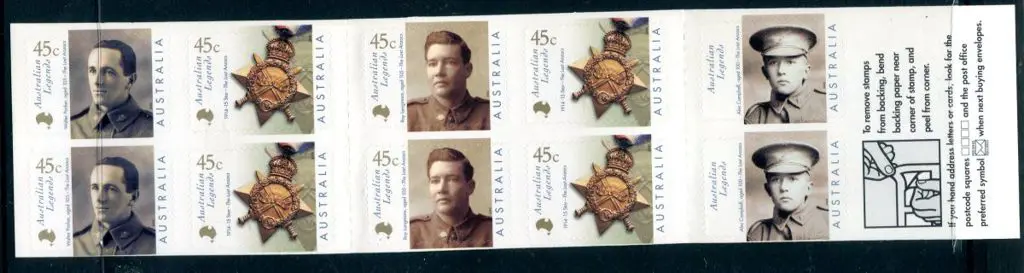 2000 Australian Legends self adhesive booklet with ... Image 1++