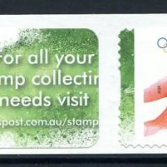 2012 60c Olympic Games - Swimming S/A strip of 3 ...