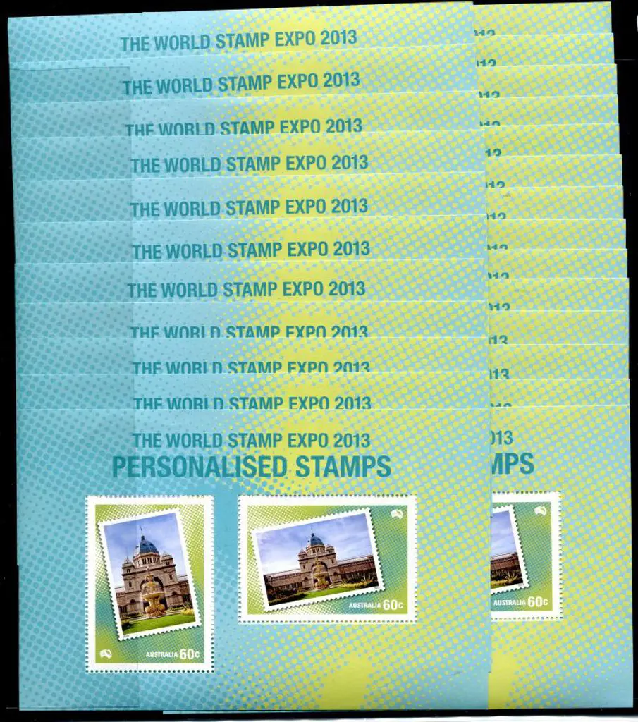 2013 World Stamp Expo "Personalised Stamps" ... Image 1++
