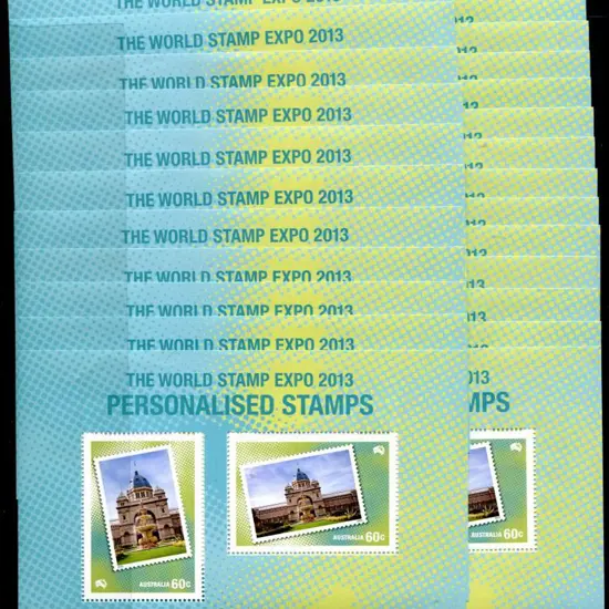 2013 World Stamp Expo "Personalised Stamps" ...