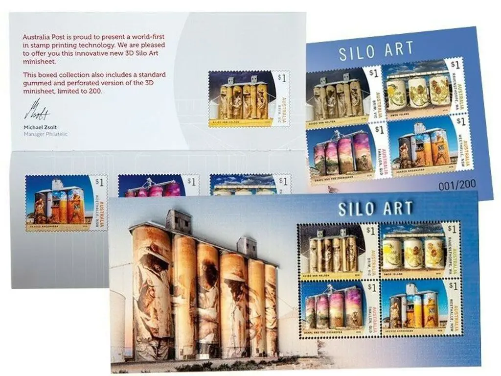 2018 Silo Art 3D miniature sheet created by ... Image 1++
