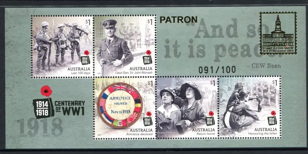 2018 (10-11th Nov) "Brisbane Stamp & Coin Show ... Image 1++