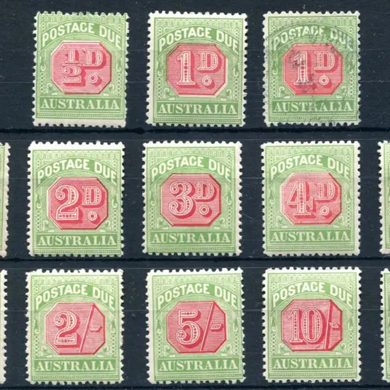 1909/10 ½d to £1 wmk crown over double lined A, ...