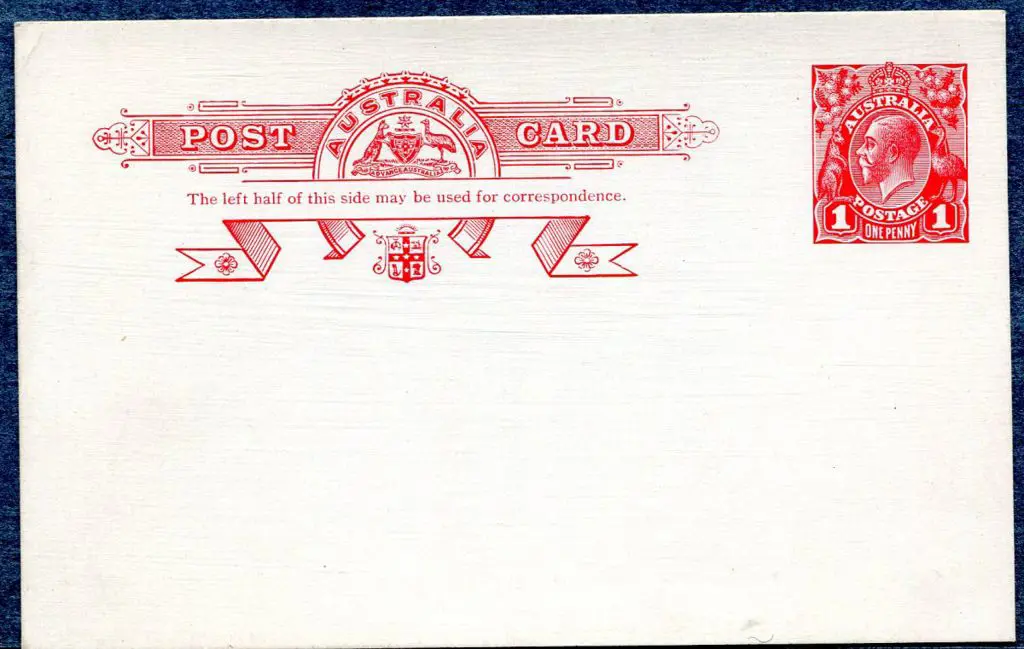 1915 1d red KGV Sideface without admonition Die I. ... Image 1++