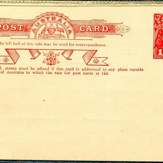 1915/16 1d red KGV sideface Die II with admonition ...