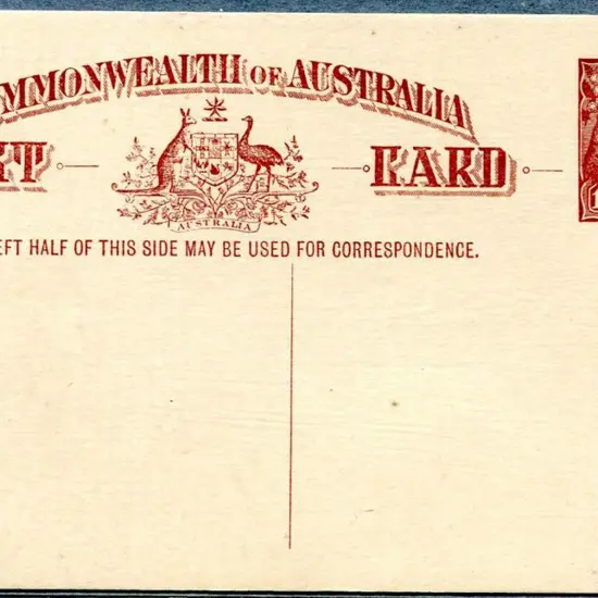 1923 1½d red-brown KGV sideface ovptd "ONE PENNY" ...