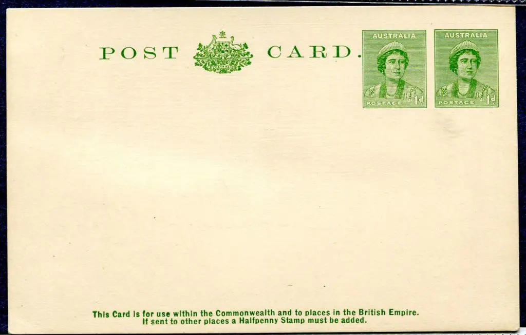 1942 1d + 1d green Queen Mother. Fine unused, ACSC ... Image 1++