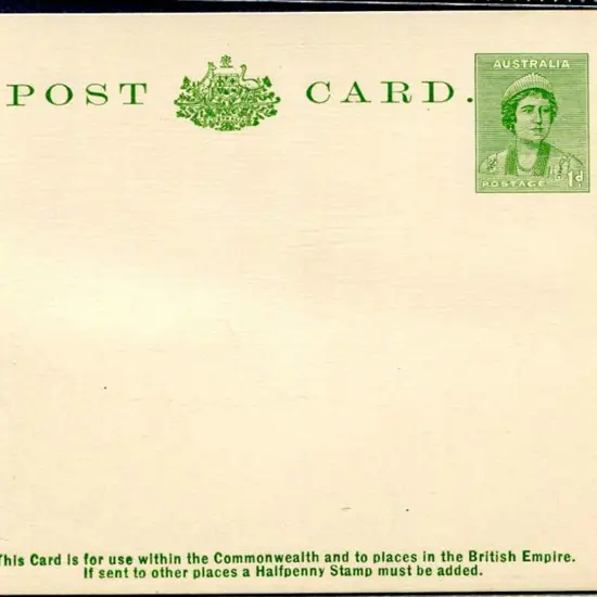 1942 1d + 1d green Queen Mother. Fine unused, ACSC ...