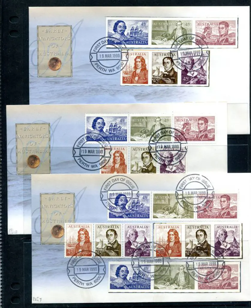 1999 (19th Mar) Navigators perforated & imperf ... Image 1++