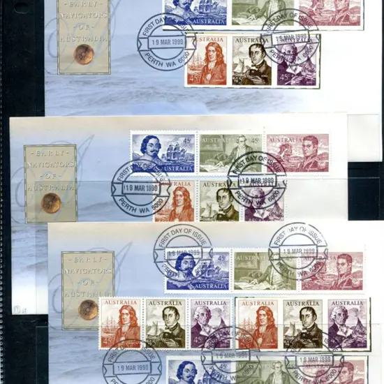 1999 (19th Mar) Navigators perforated & imperf ...