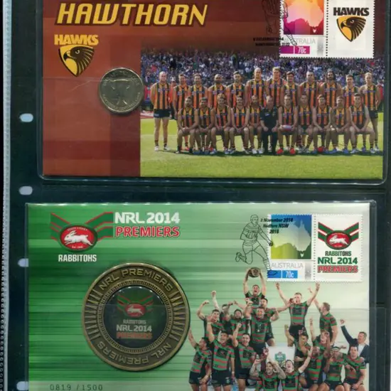 2014 (8th Dec) Hawthorn AFL Premiers $1 PNC pmkd ...