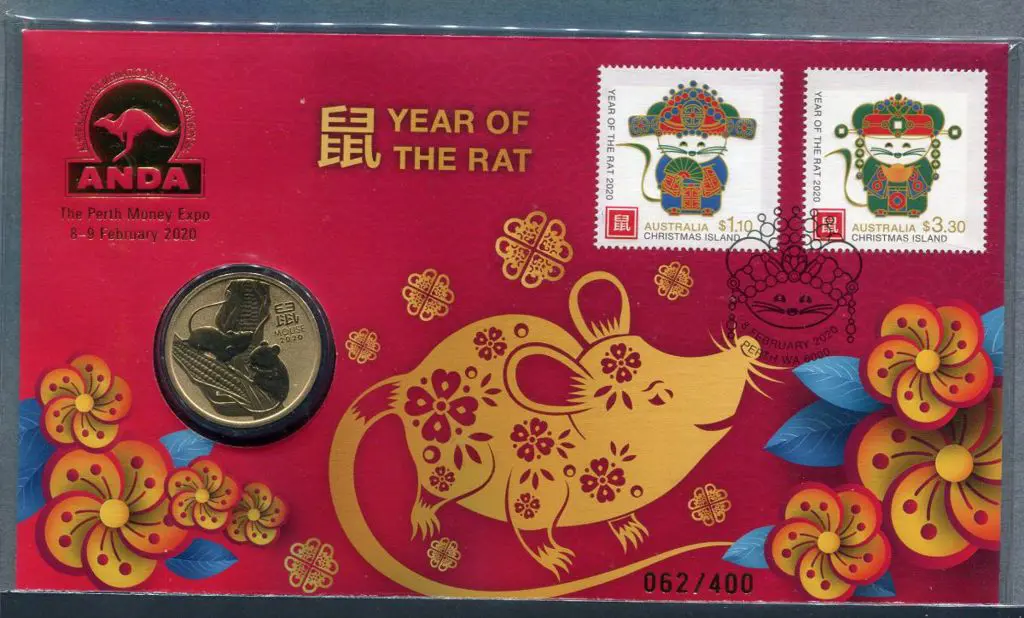 2020 (8th Feb) Christmas Is Year of the Rat $1.10 ... Image 1++