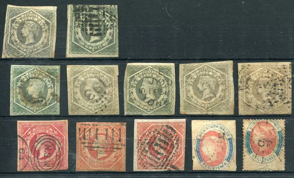 1854/59 diadem imperforate issue x 10 plus 2 x ... Image 1++