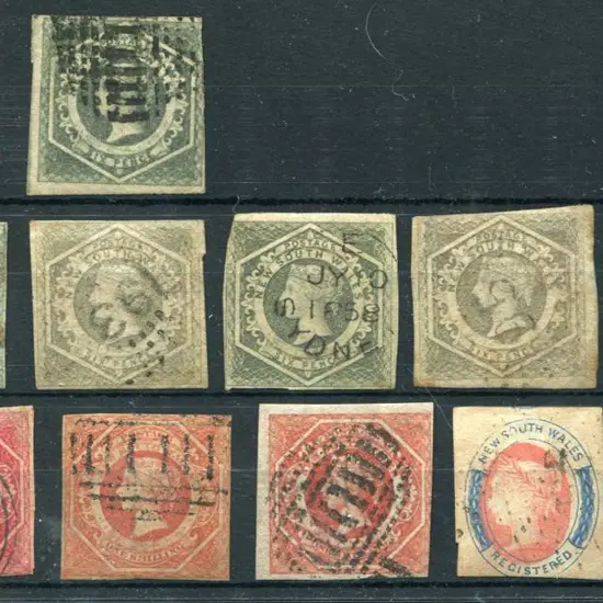 1854/59 diadem imperforate issue x 10 plus 2 x ...