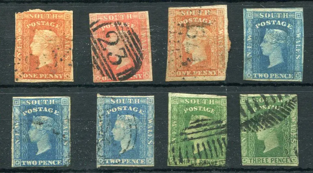 1856/60 small diadem issues incl SG 107 F/U with 3 ... Image 1++