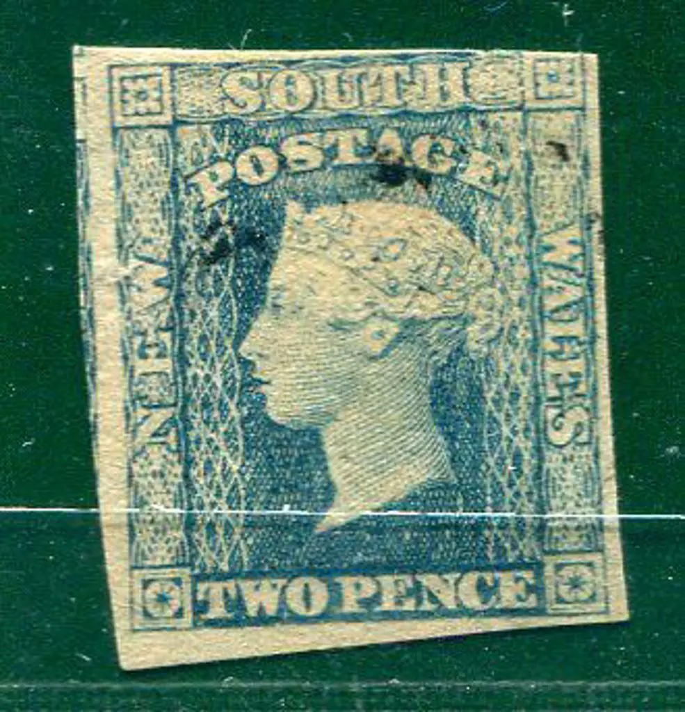1859 2d ultramarine QV with light indistinct ... Image 1++