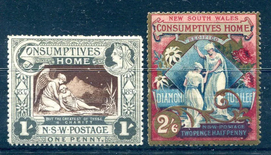 1897 Diamond Jubilee/Consumptive Homes ditto. MVLH ... Image 1++