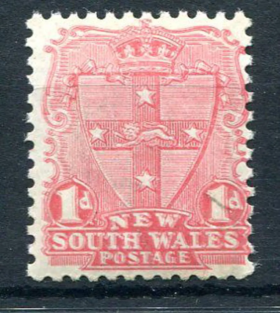 1905/10 1d shield with "double impression" of ... Image 1++