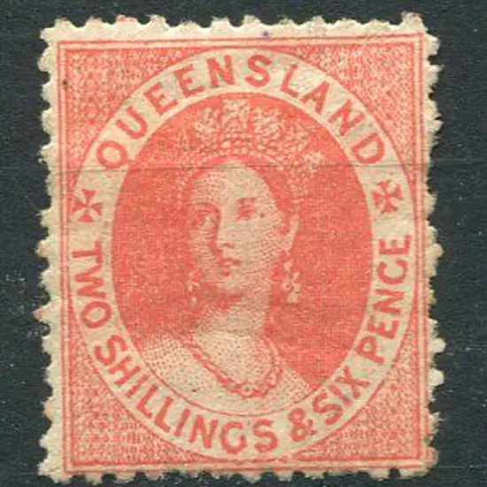 1880 2/6d bright scarlet. MLH with fresh colour. A ...