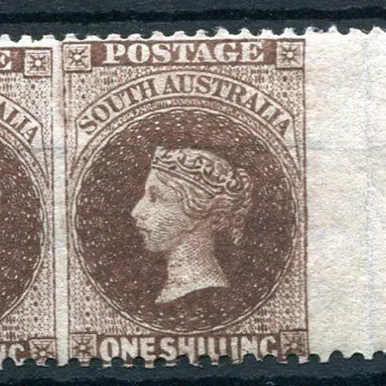 1876/1900 1/- chocolate QV, Broad Star wmk, perf ...
