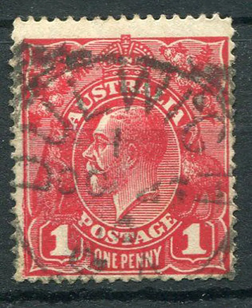 Dulwich SC 2 well-centred strike on 1d red KGV ... Image 1++