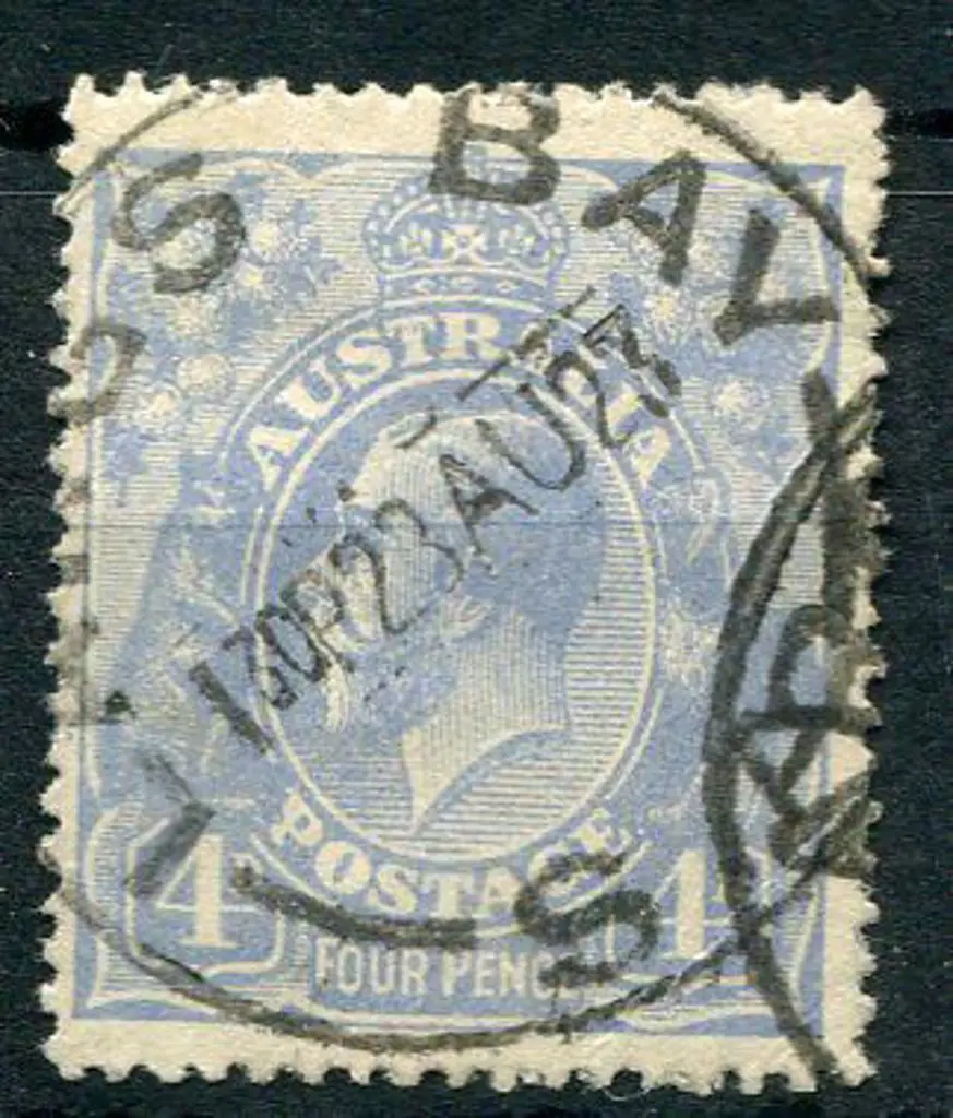 Largs Bay C4T-1 on 4d blue KGV for 23 AU 23. ... Image 1++