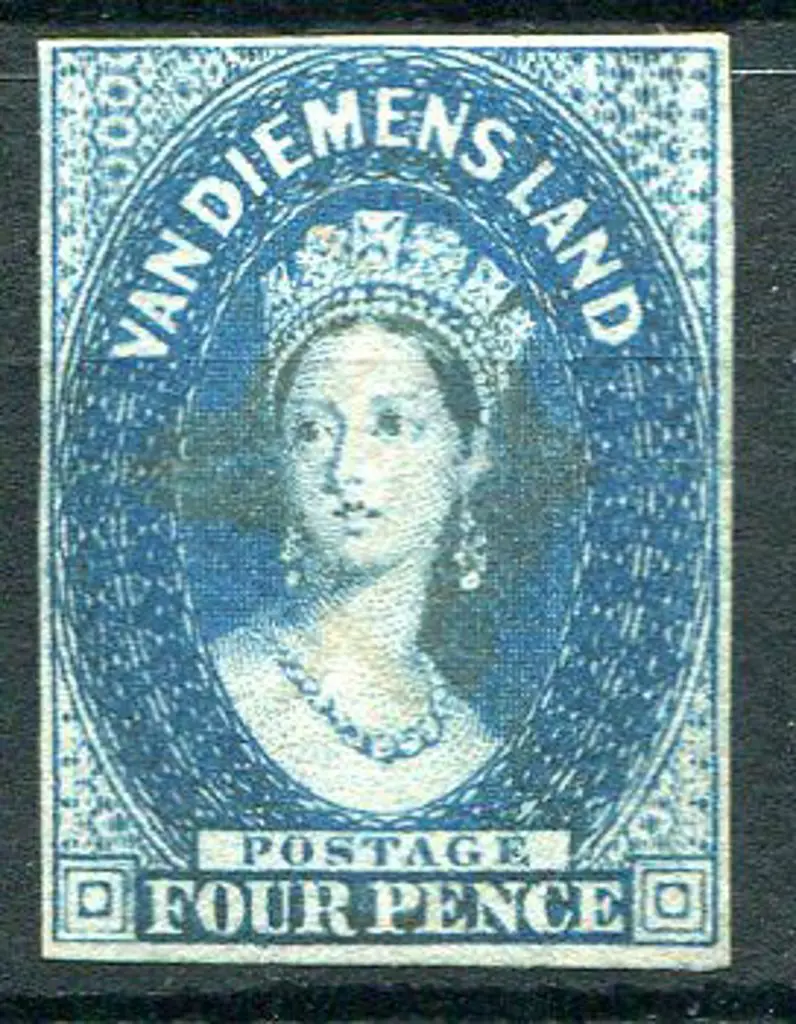 1855 4d deep blue with four close but even clear ... Image 1++