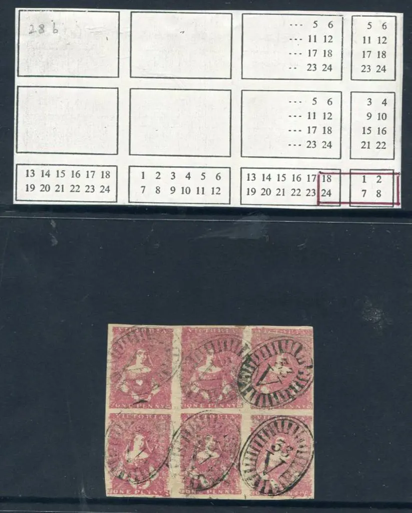 1855 1d lilac-rose Queen on Throne half lengths ... Image 1++