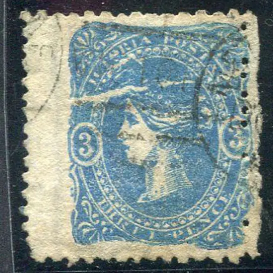 1861 3d bright blue with cracked electro variety ...