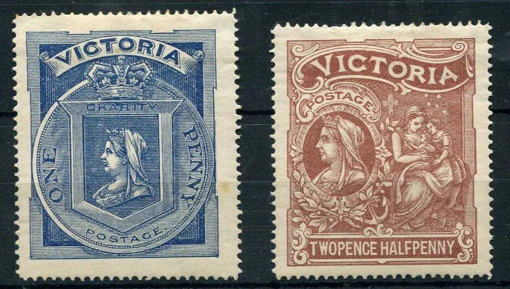 1897 Diamond Jubilee & Hospital Charity Fund pair. ... Image 1++