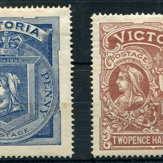 1897 Diamond Jubilee & Hospital Charity Fund pair. ...