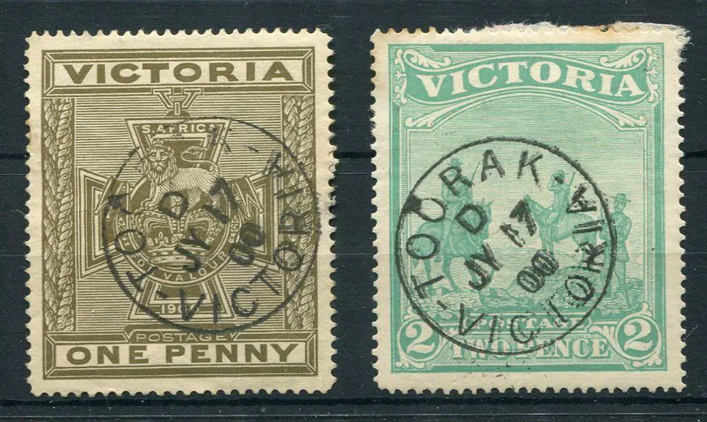 1900 Empire Patriotic Fund CTO pair with neat ... Image 1++
