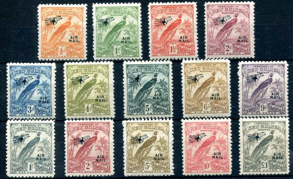 1931 "Dated Birds" ovptd "AIR MAIL" to £1. Fresh ... Image 1++