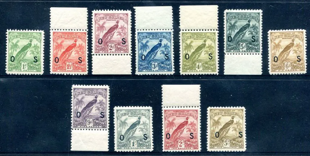 1931 BOP ovptd "OS" set to 5/-. Superb MUH with 6 ... Image 1++