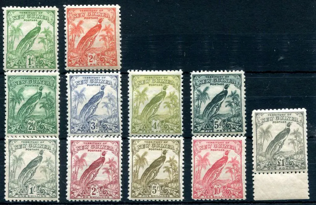 1932 1d to £1 BOP without dates. Part set from 1d ... Image 1++